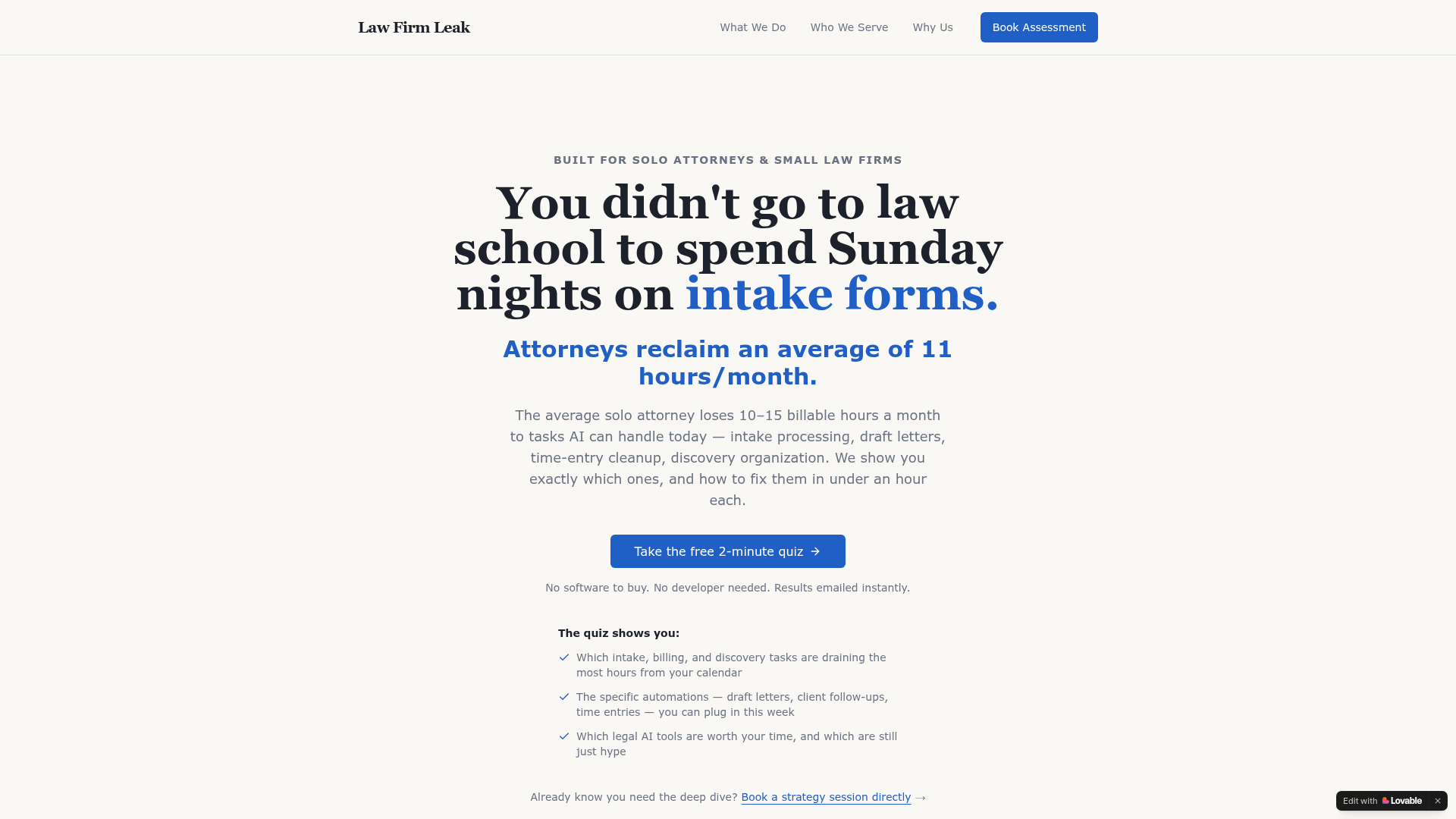 Law Firm Leak screenshot